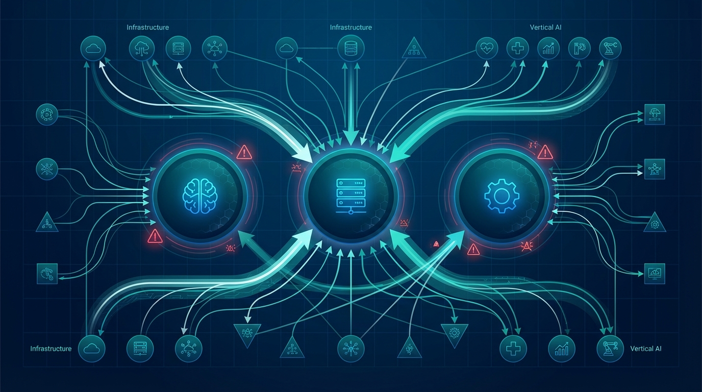 AI funding concentration visualization